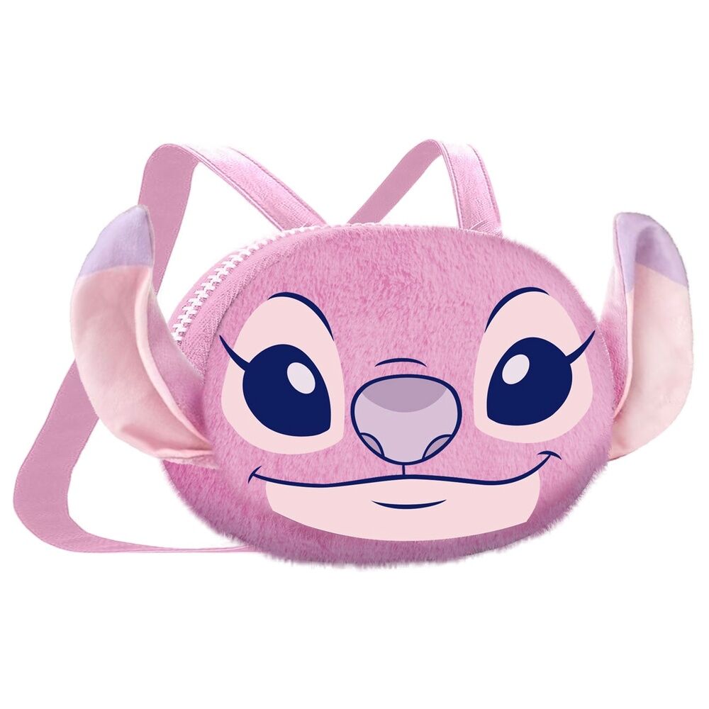 Imagen 1 - Bolso Mochila Peluche Corazon Angel Stitch Disney