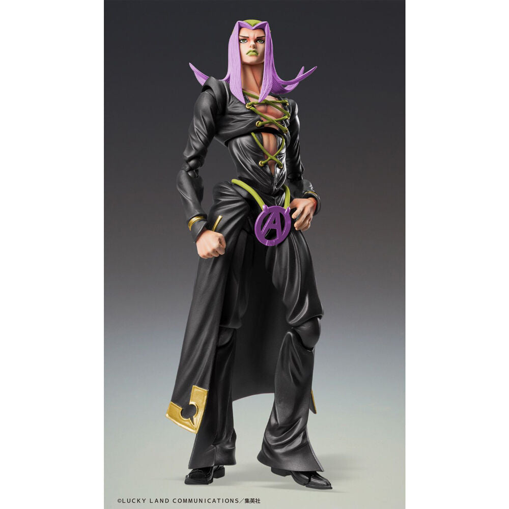 Imagen 4 - Figura Leone Abbachio Black Chozokado Jojos Bizarre Adventure Golden Wind 16Cm