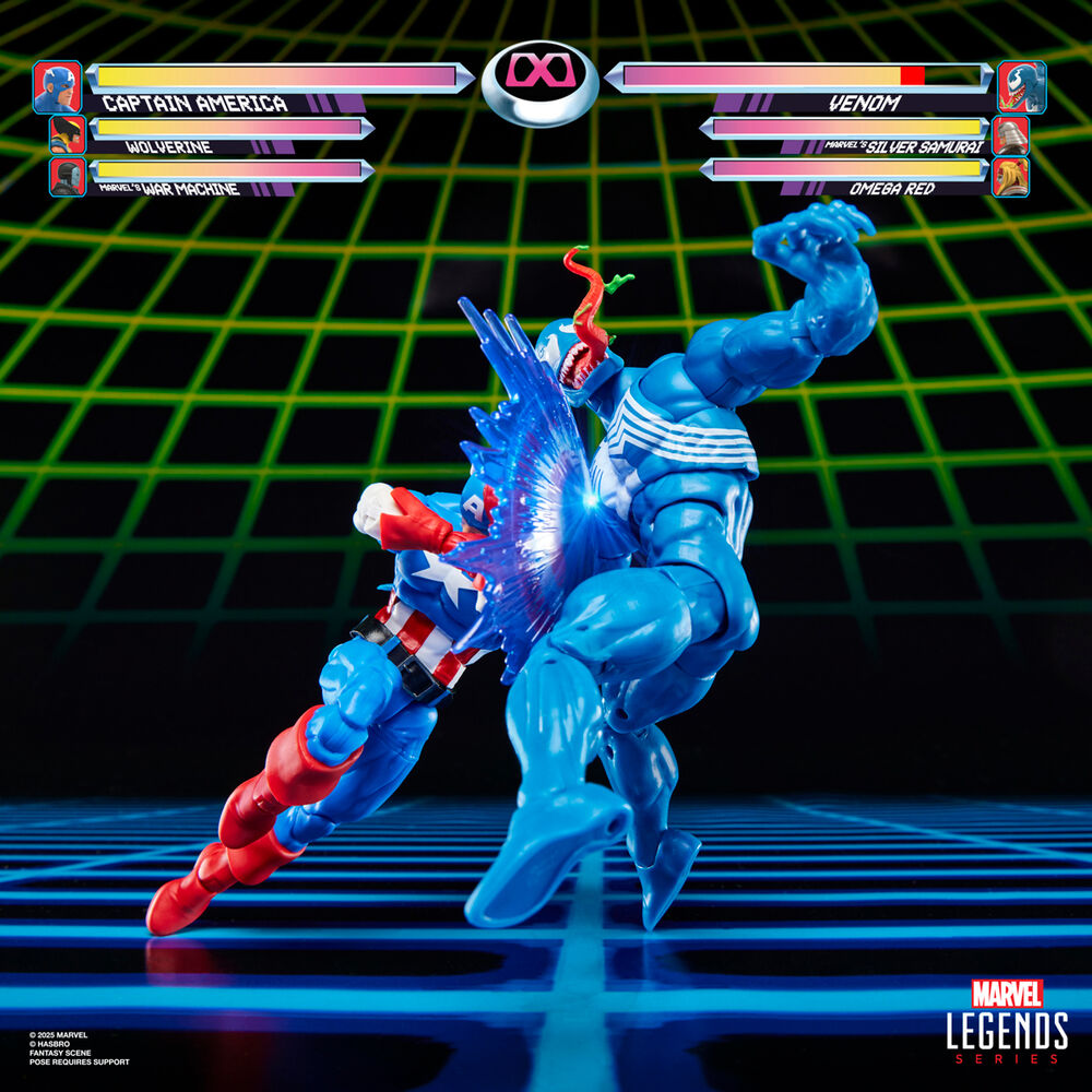 Imagen 7 - Blister 2 Figuras Capitan America & Venom Gameverse Marvel Legends Series 15Cm