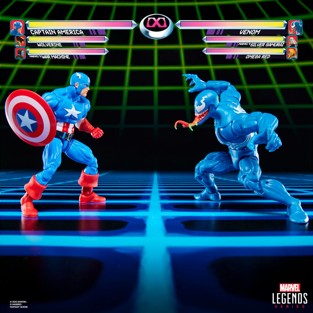 Imagen 9 - Blister 2 Figuras Capitan America & Venom Gameverse Marvel Legends Series 15Cm