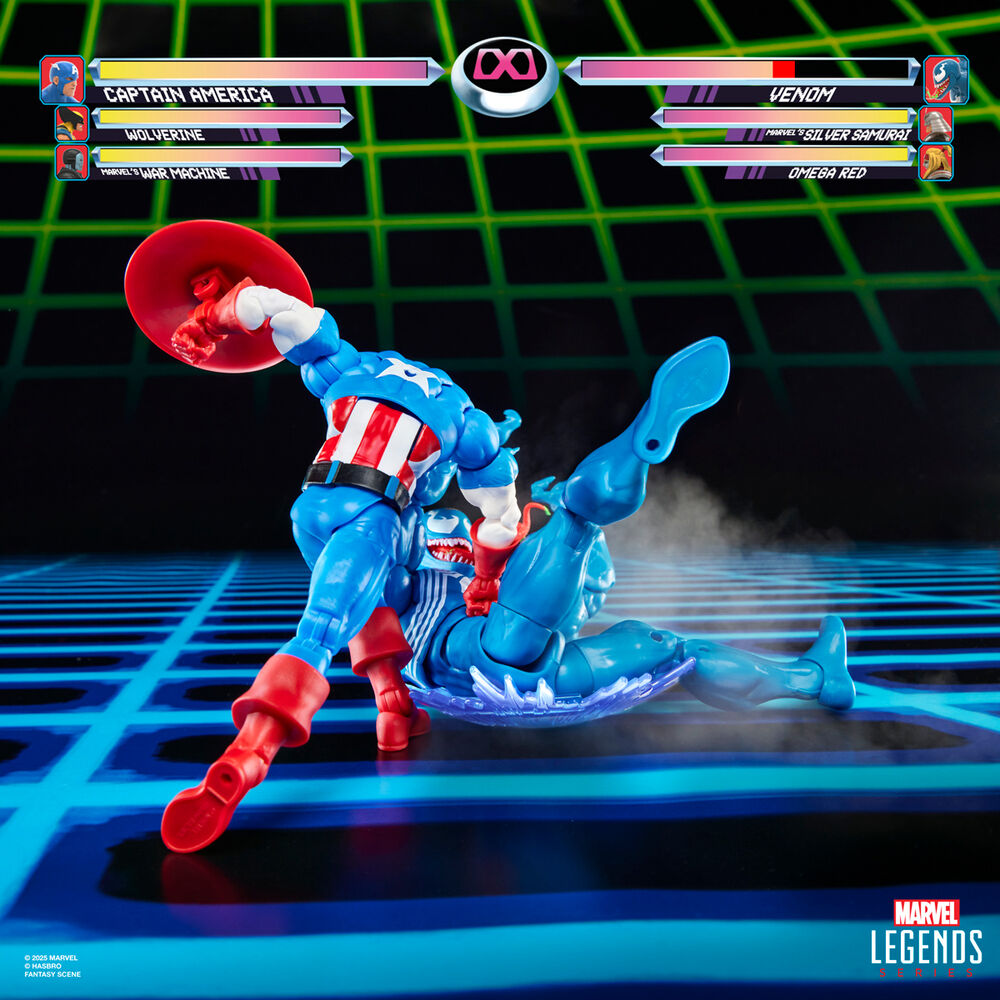 Imagen 11 - Blister 2 Figuras Capitan America & Venom Gameverse Marvel Legends Series 15Cm