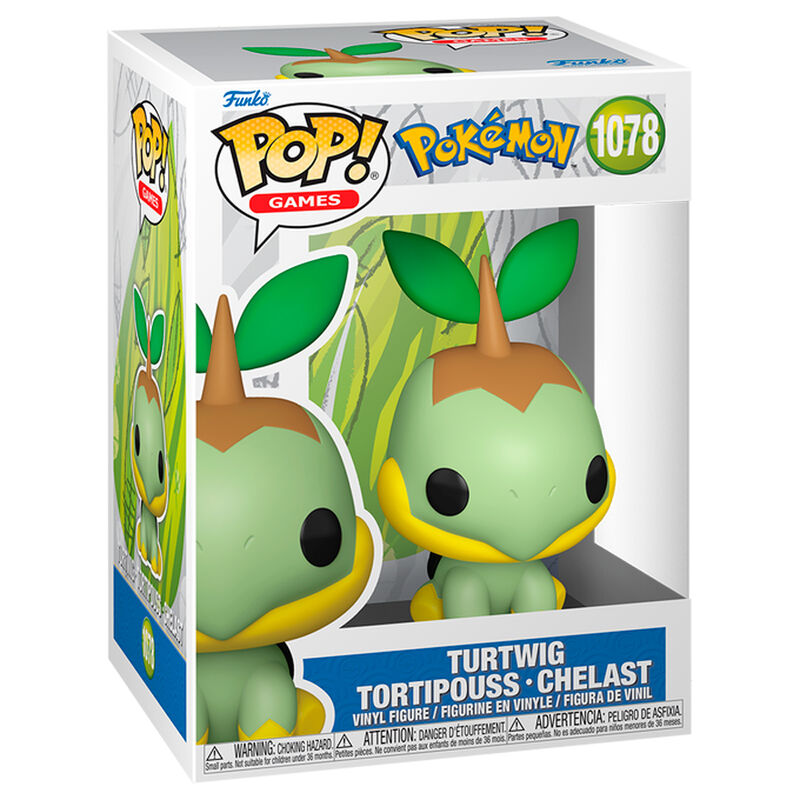 Imagen 2 - Figura Pop Pokemon Turtwig - Tortipouss - Chelast