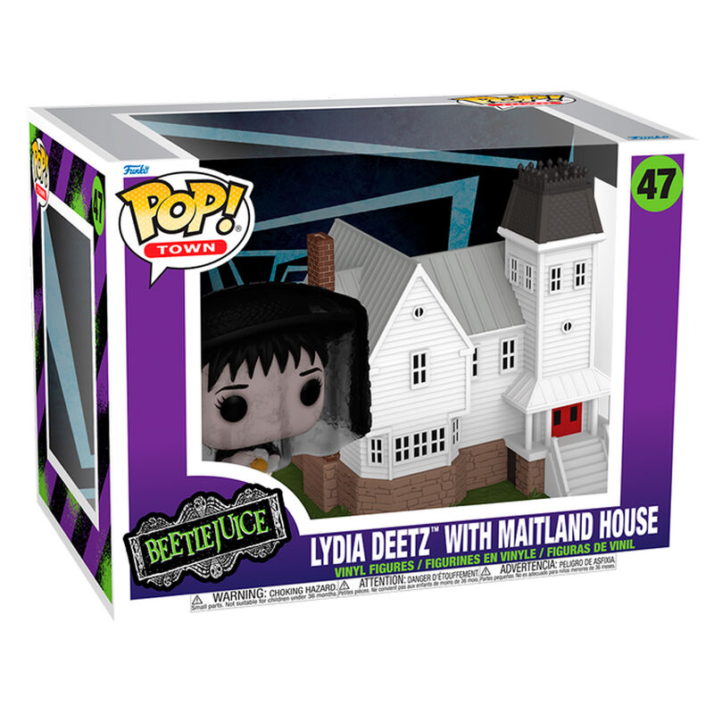 Imagen 2 - Figura Pop Town Beetlejuice Lydia Deetz With Maitland House
