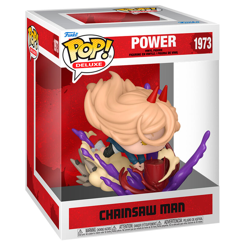 Imagen 2 - Figura Pop Deluxe Chainsaw Man Power With Blood Hammer