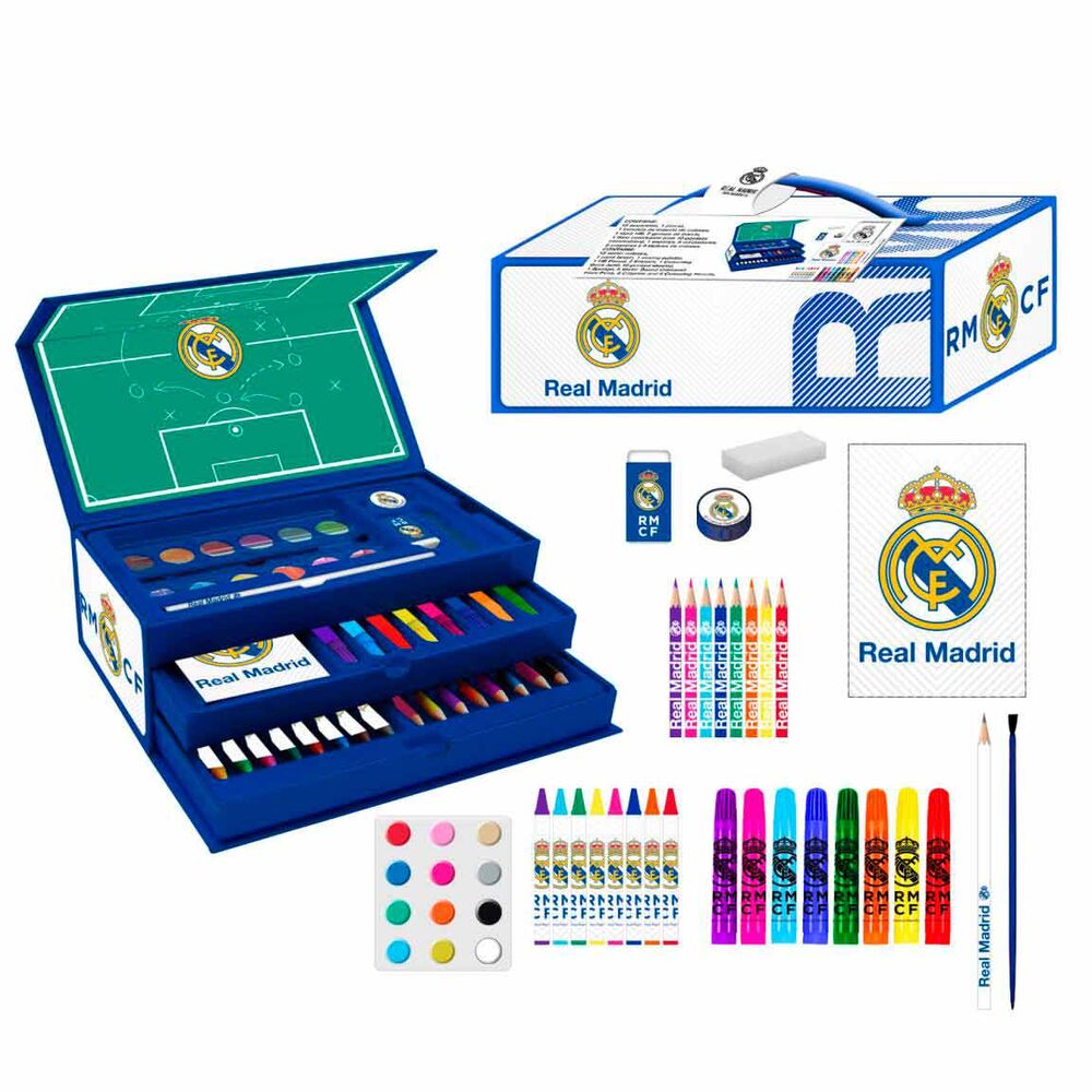 Imagen 1 - Maletin Coloreable Real Madrid