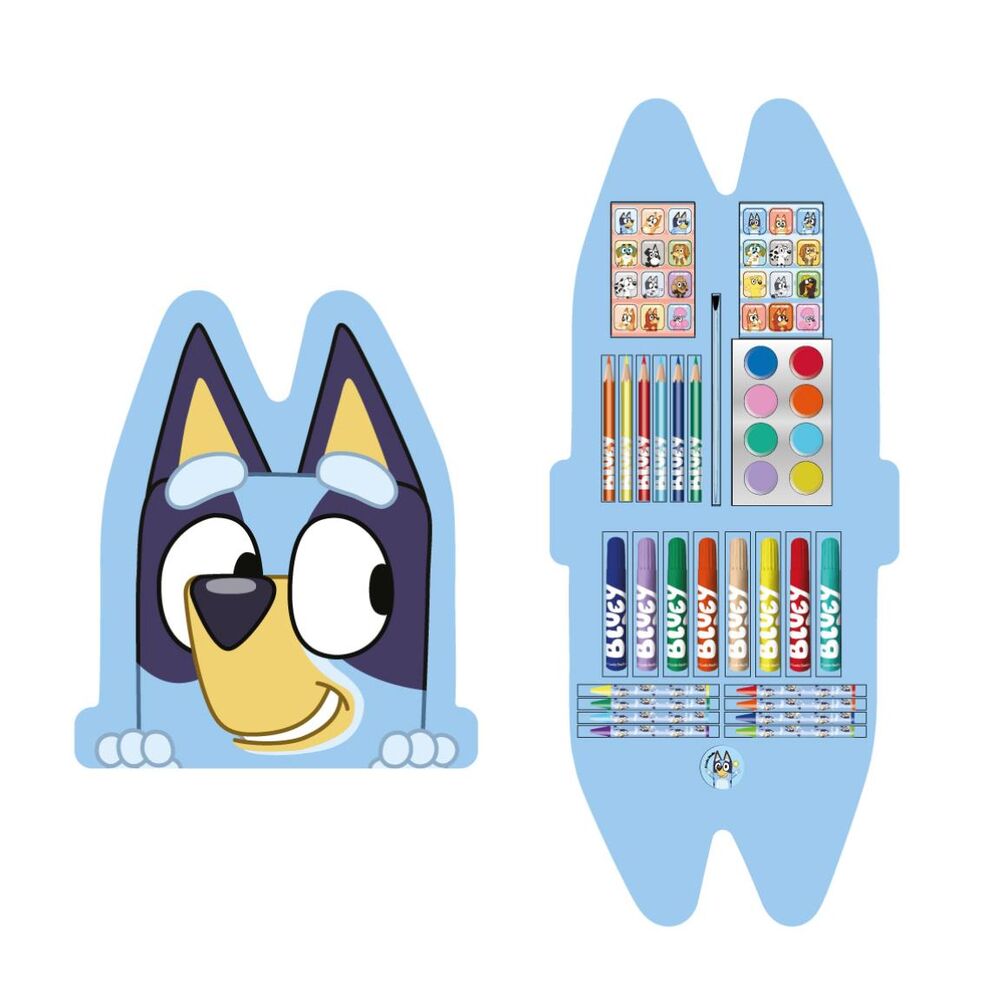 Imagen 1 - Set Papeleria Coloreable Bluey