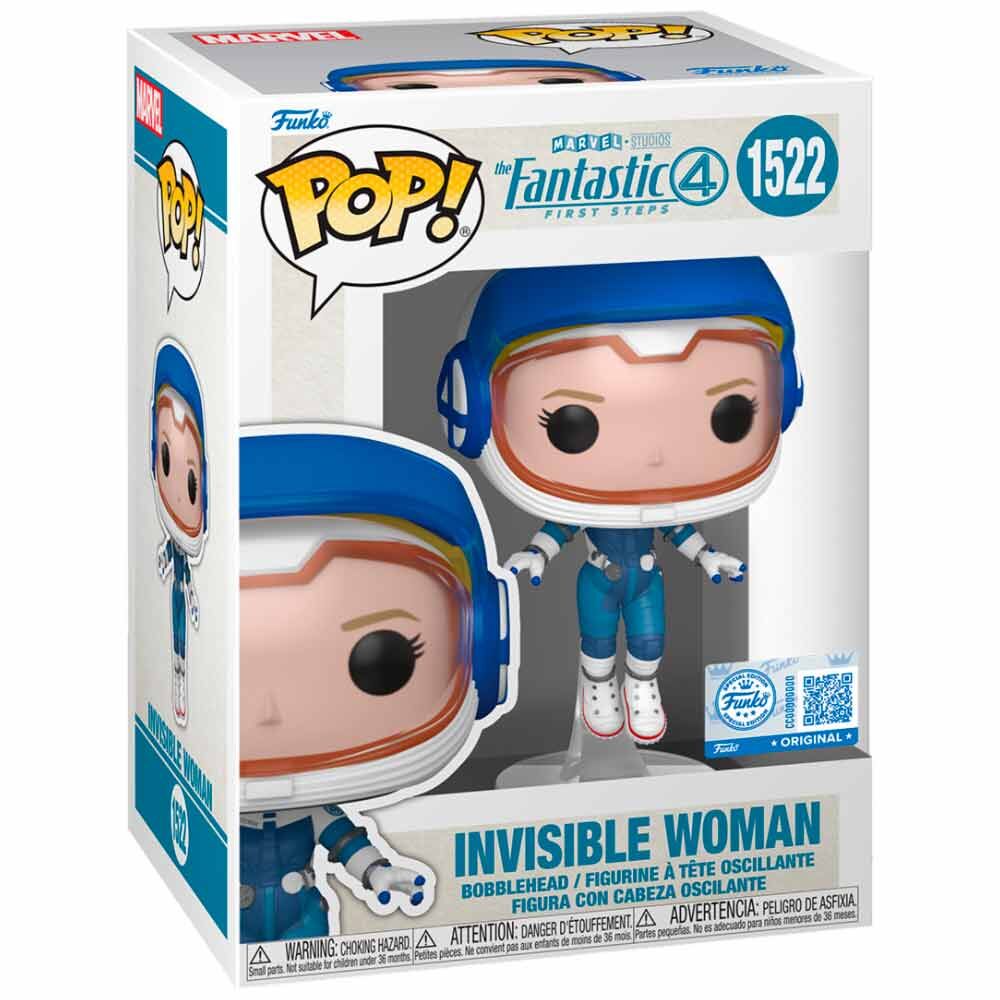 Imagen 1 - Figura Pop Marvel Los 4 Fantasticos Mujer Invisible