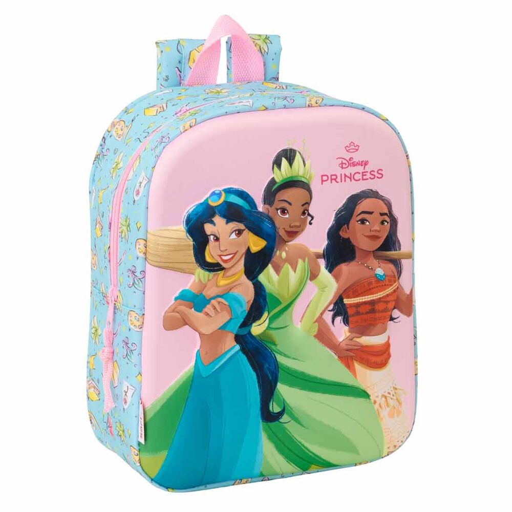 Imagen 3 - Mochila 3D Princesas Disney 27Cm