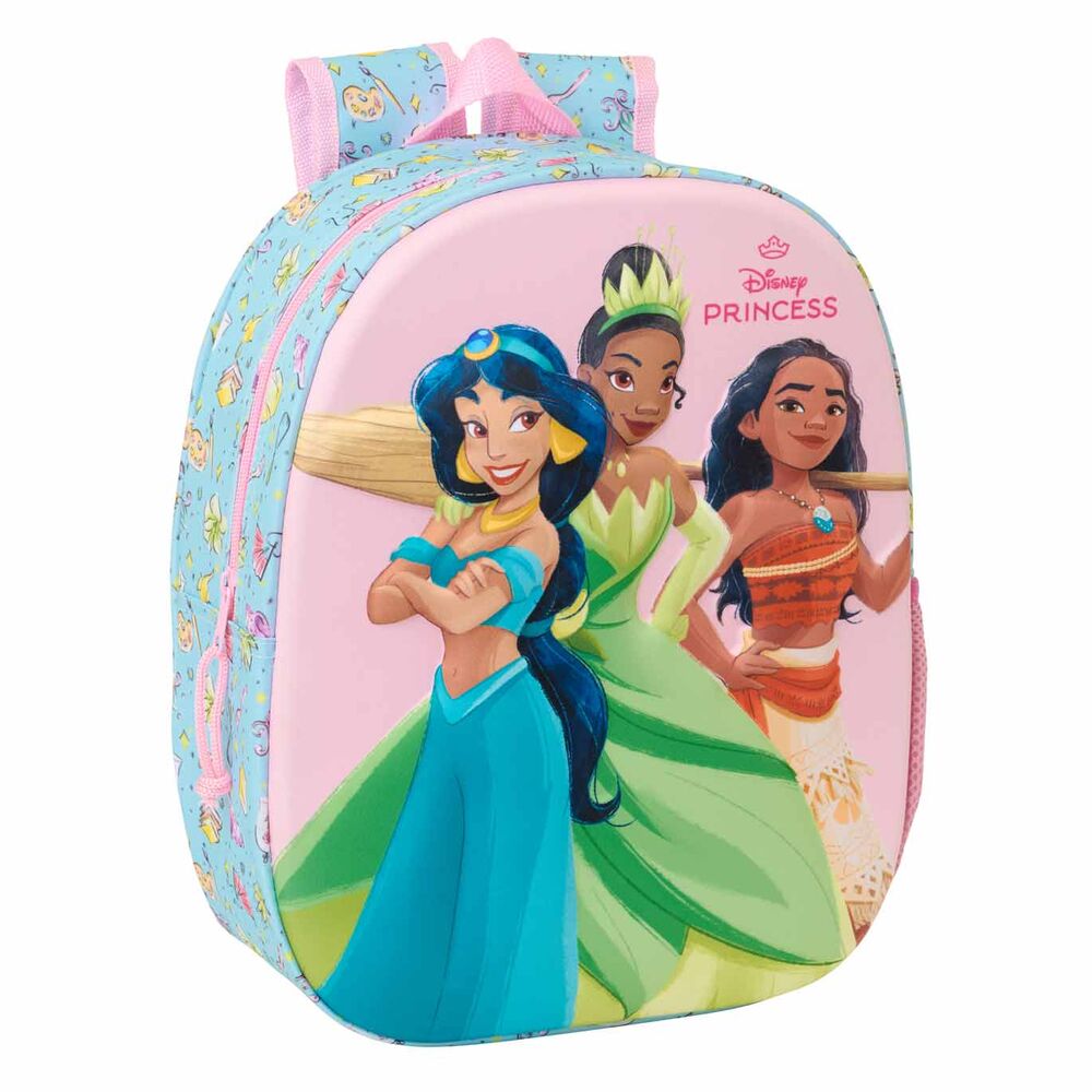 Imagen 3 - Mochila 3D Princesas Disney 33Cm