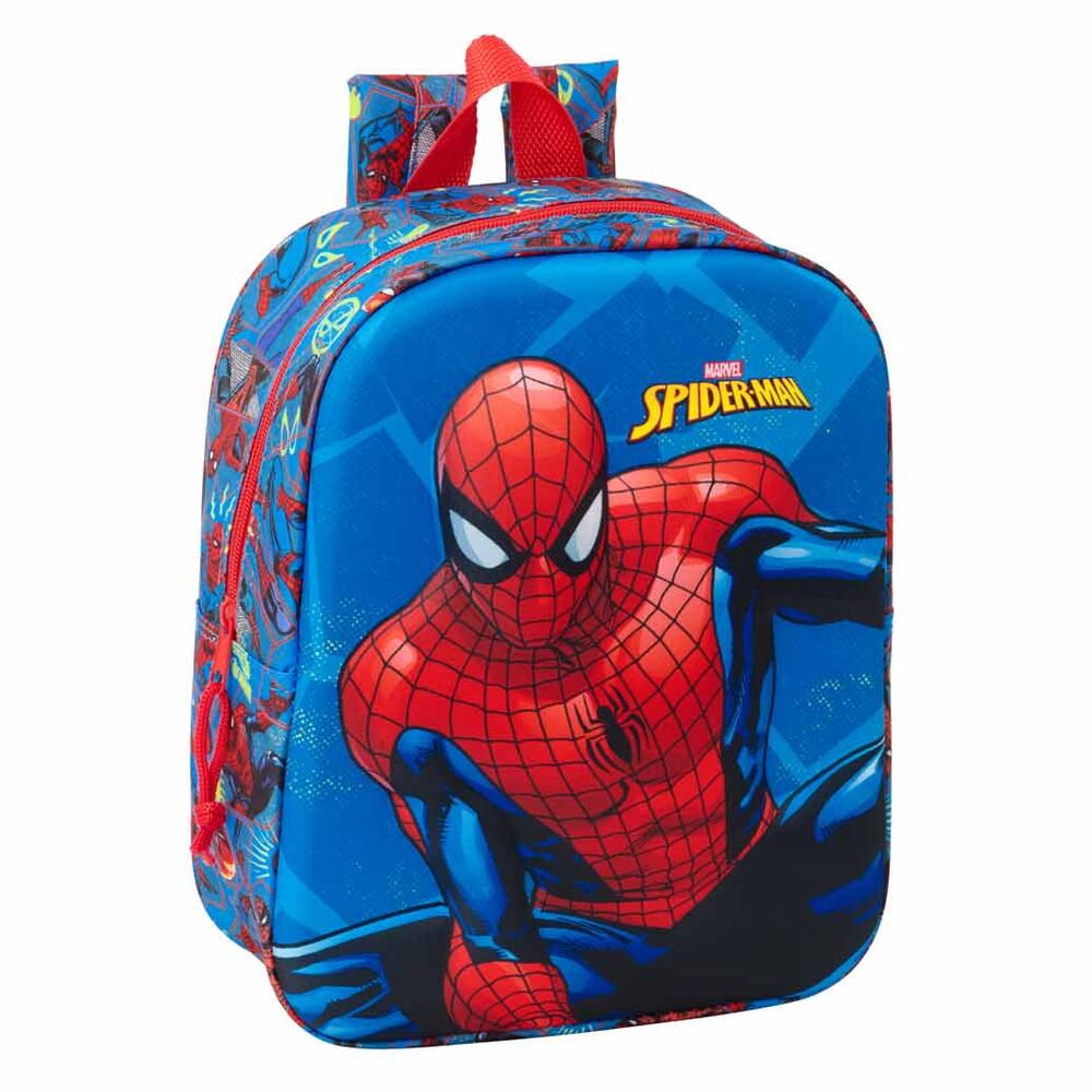 Imagen 2 - Mochila 3D Spiderman Marvel 27Cm