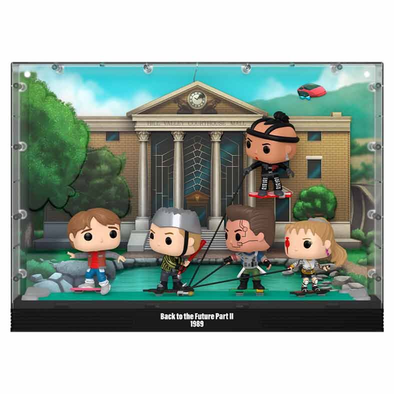 Imagen 2 - Figura Pop Moments Deluxe Regreso Al Futuro Back To The Future Hoverboard Chase