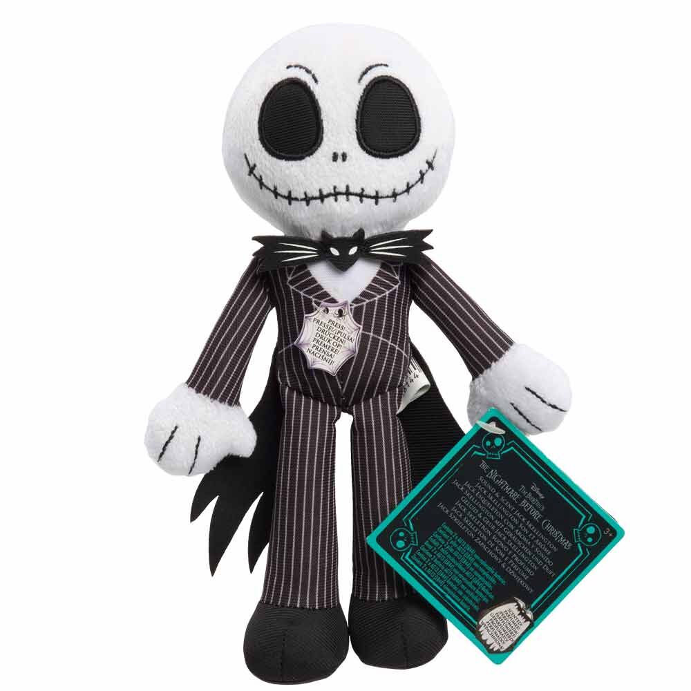 Imagen 2 - Peluche Jack Skellington Pesadilla Antes De Navidad Disney Sonido Y Aroma