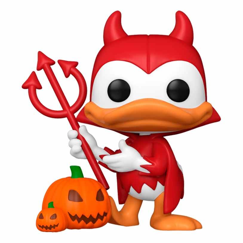 Imagen 2 - Figura Pop Disney Mickey And Friends Devil Donald With Pumpkin Exclusive