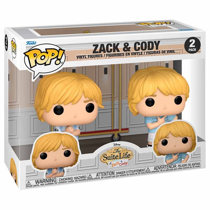 Imagen 1 - Blister 2 Figuras Pop Disney The Suite Life Of Zack & Cody