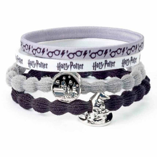 Imagen 2 - Blister 4 Cintas Pelo Hogwarts Harry Potter