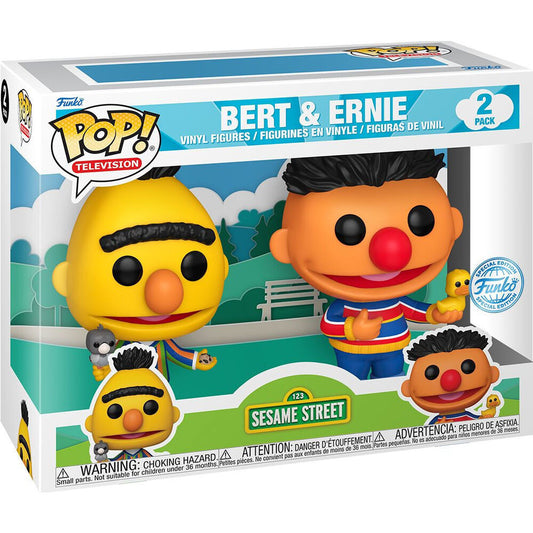 Imagen 2 - Blister 2 Figuras Pop Barrio Sesamo Epi Y Blas Exclusive