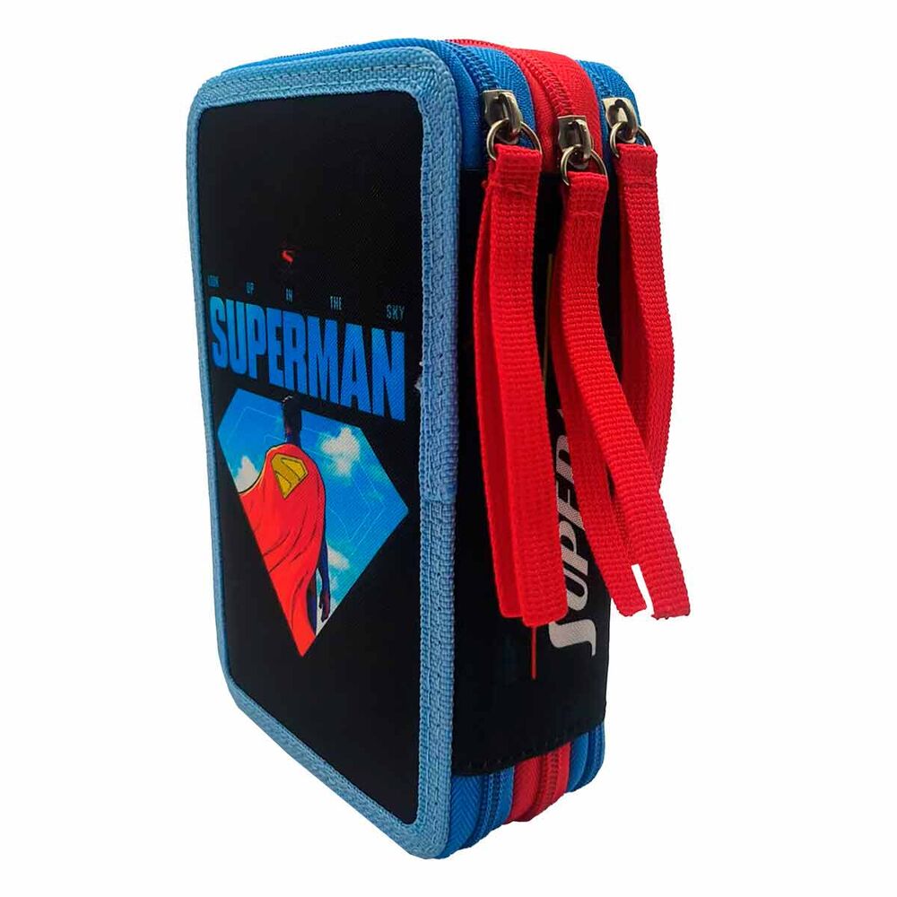 Imagen 2 - Plumier Superman Dc Comics Triple