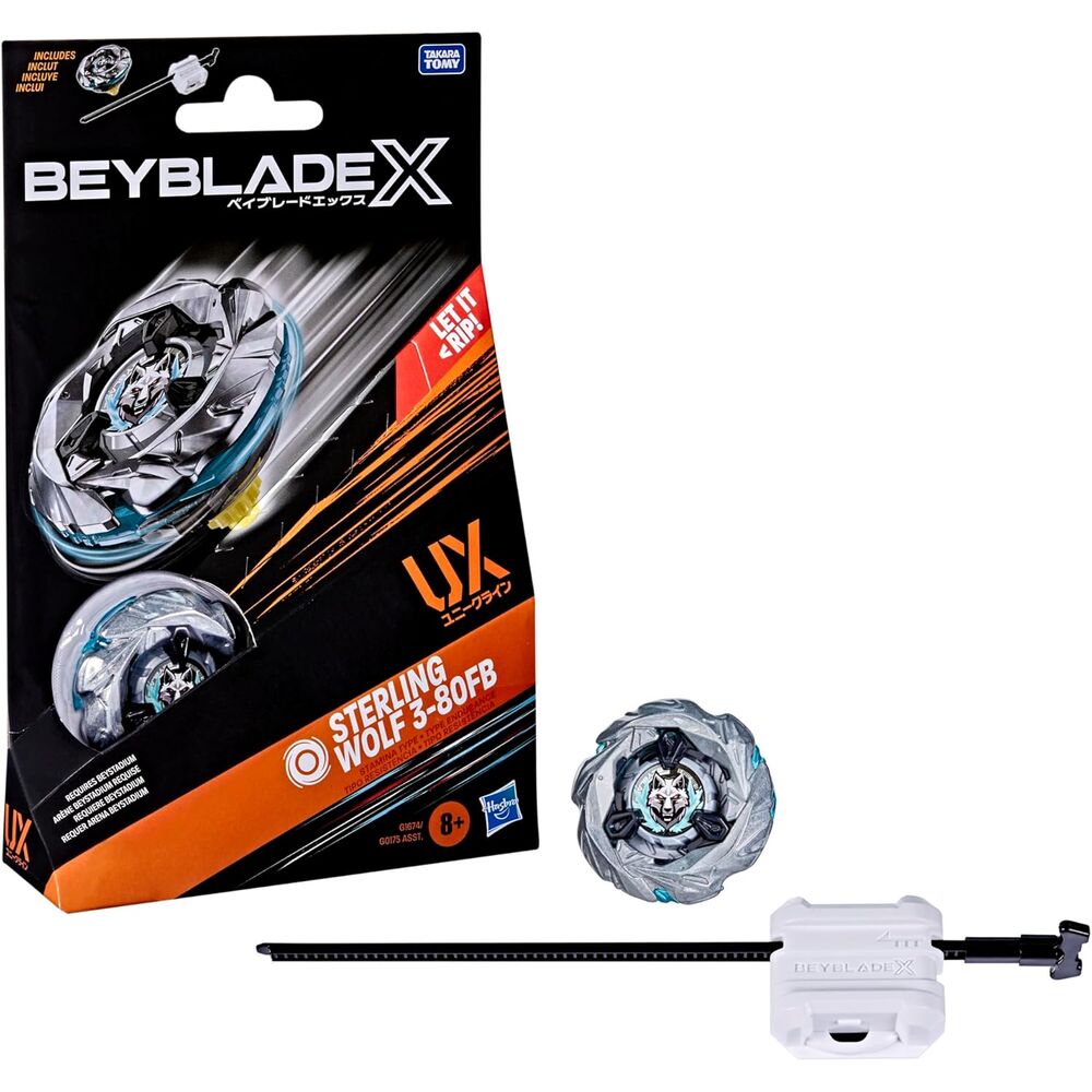 Imagen 1 - Kit Inicial Sterling Wolf 3-80Fb Ux Beyblade X