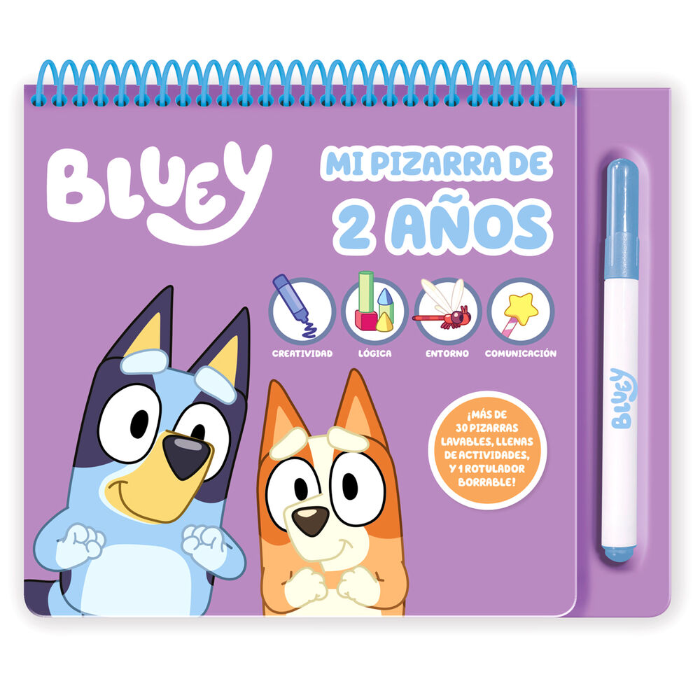 Imagen 1 - Mi Pizarra Actividades 2 Años Bluey Español