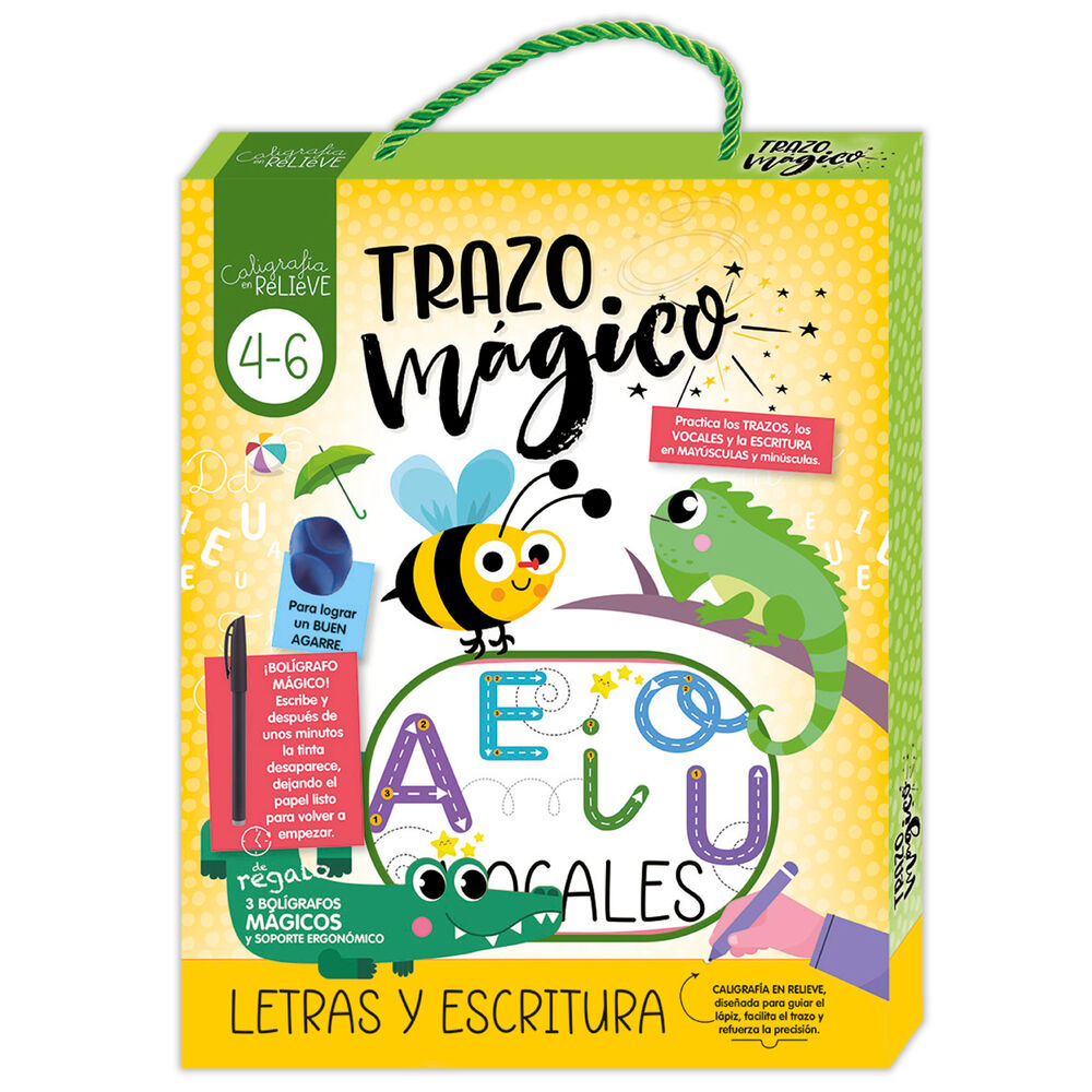 Imagen 1 - Set Caligrafia Relieve Letras Y Escritura Español