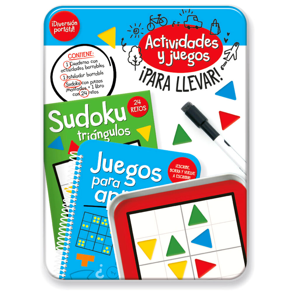 Imagen 1 - Kit Actividades Portatil Retos De Ingenio Español
