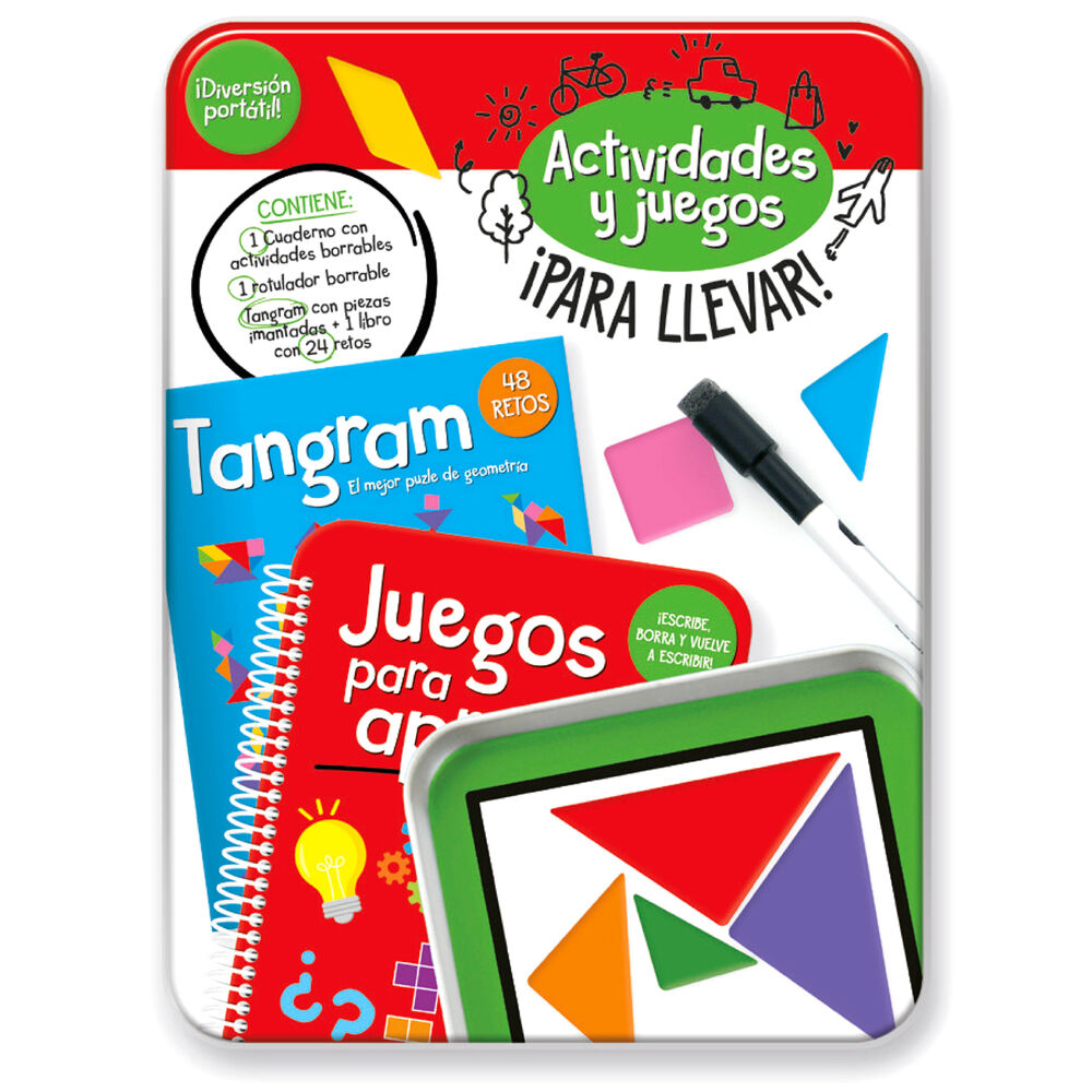 Imagen 1 - Kit Actividades Portatil Tangram Español