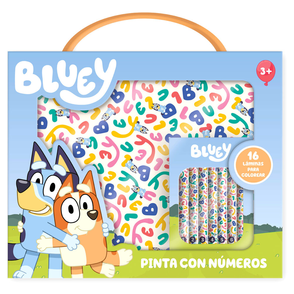Imagen 1 - Maletin Pinta Con Numeros Bluey