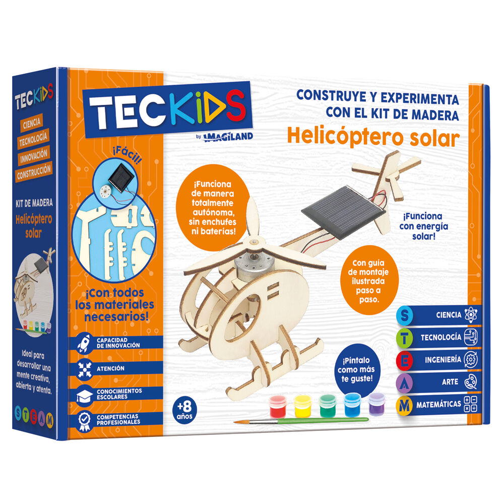 Imagen 1 - Maqueta Helicoptero Solar Madera