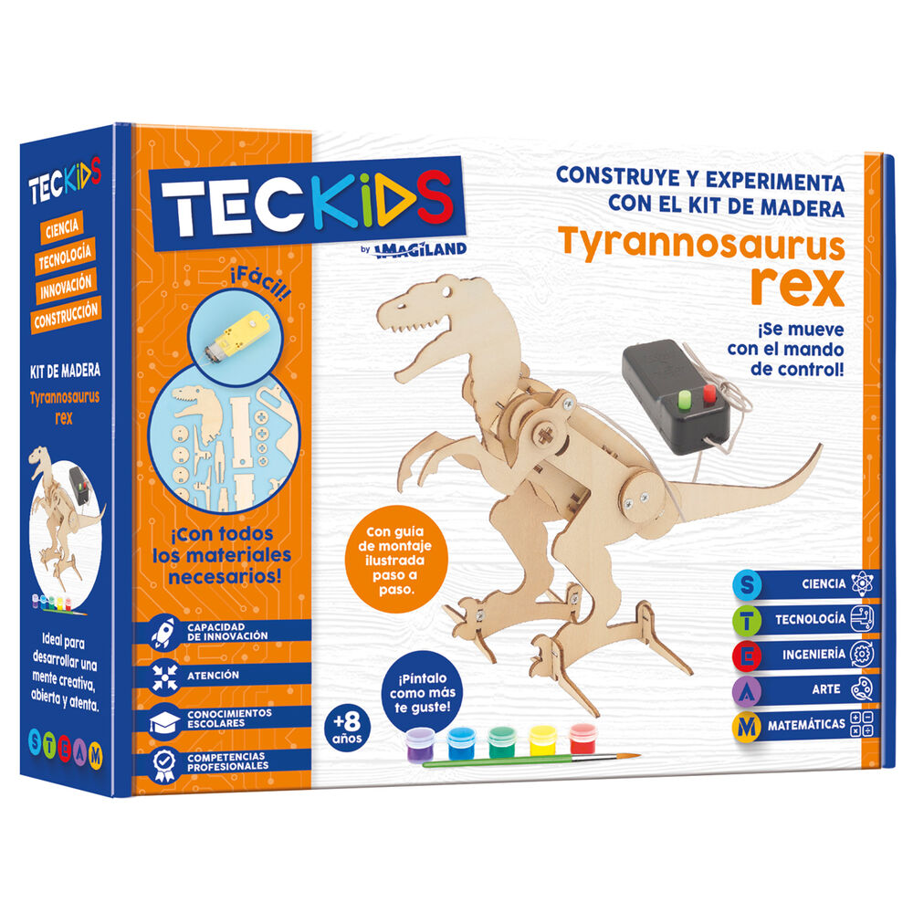 Imagen 1 - Maqueta Tyrannosaurus Rex Madera