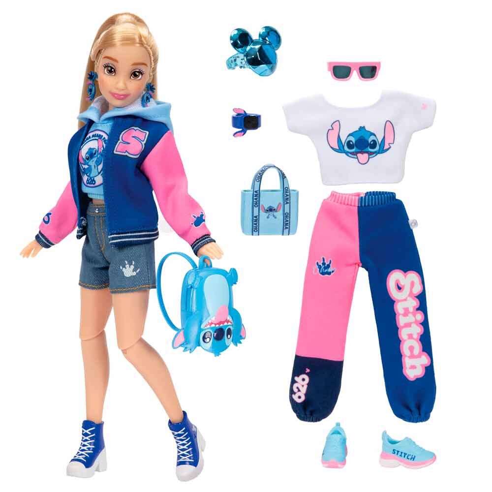 Imagen 1 - Muñeca Fashion Doll Universitaria Stitch Disney Ily 4Ever 25Cm