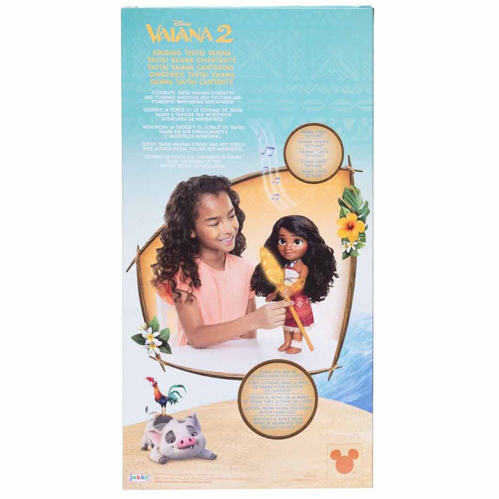 Imagen 7 - Muñeca Vaiana Moana 2 Disney 38Cm Sonido