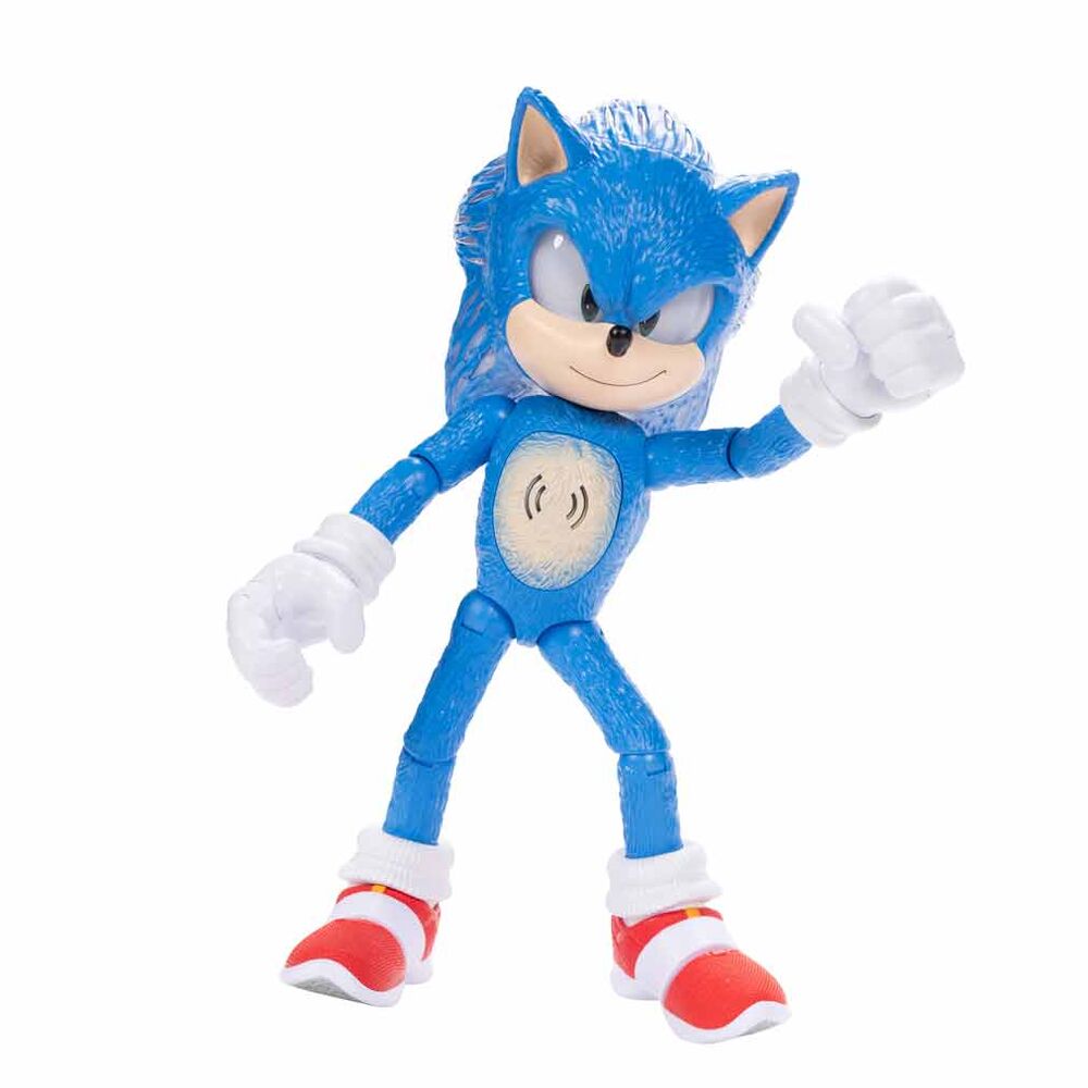 Imagen 3 - Figura Sonic Interactiva La Película Sonic 3 35Cm