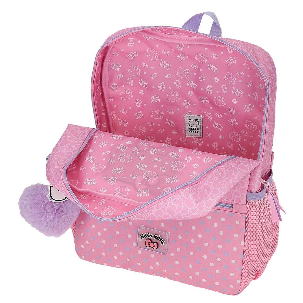 Imagen 4 - Mochila Hearts & Dots Hello Kitty 33Cm Adaptable
