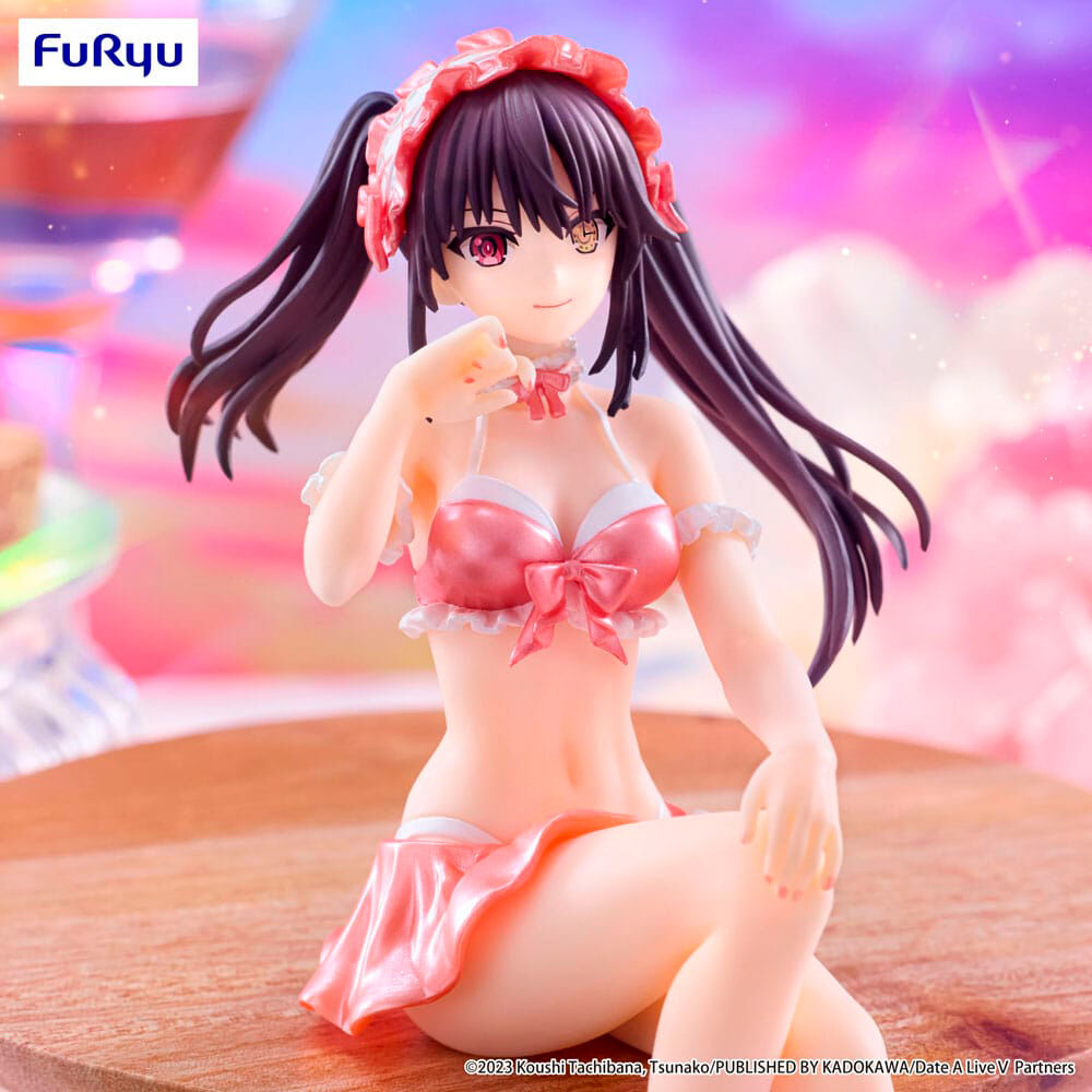 Imagen 3 - Figura Noodle Stopper Kurumi Tokisaki Swimsuit Pastel Red Color Ver. Date A Live V 15Cm