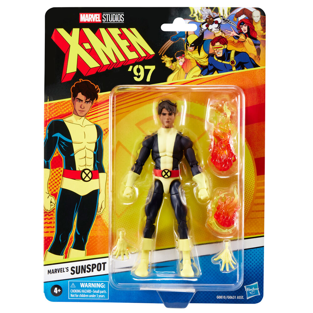 Imagen 1 - Figura Marvel's Sunspot X-men '97 Marvel Legends Series 15Cm