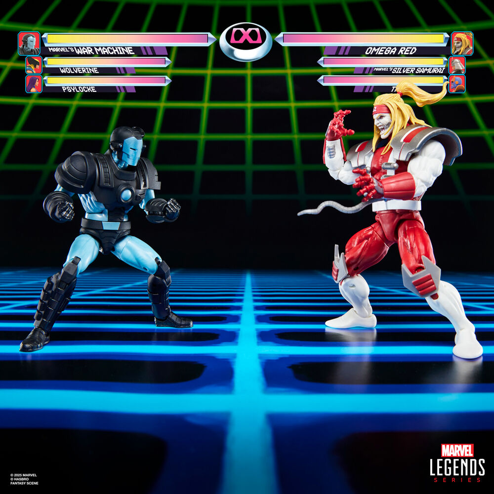 Imagen 4 - Blister 2 Figuras Marvel's War Machine Vs Marvel's Omega Red Gamerverse Marvel Legends Series 15Cm
