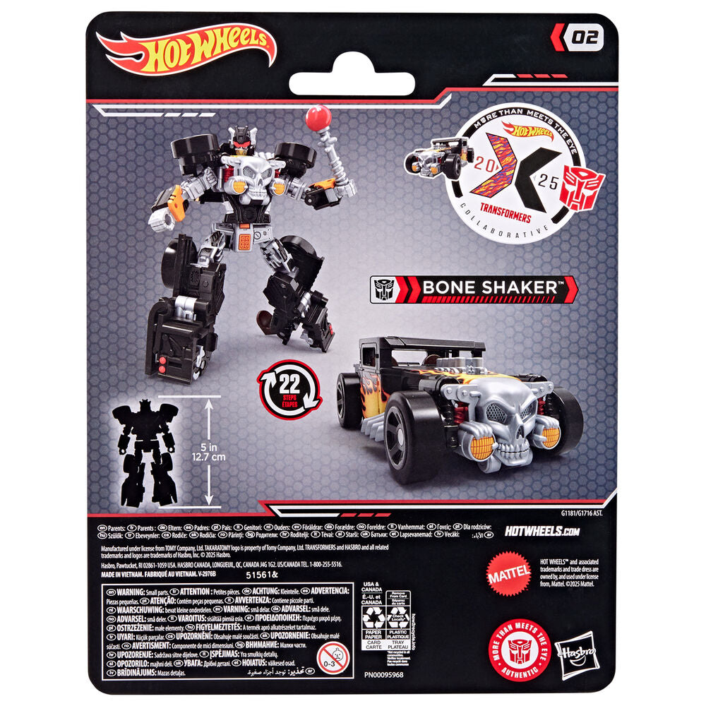 Imagen 5 - Coche Bone Shaker Transformers Hot Wheels