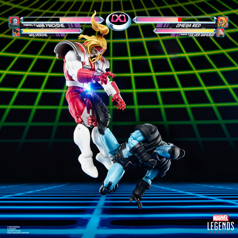 Imagen 6 - Blister 2 Figuras Marvel's War Machine Vs Marvel's Omega Red Gamerverse Marvel Legends Series 15Cm