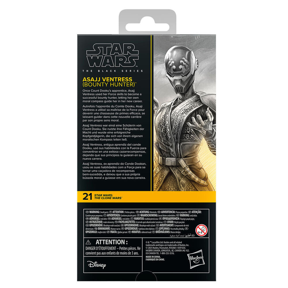 Imagen 11 - Figura Asajj Ventress Bounty Hunter Star Wars: El Ataque De Los Clones 15Cm