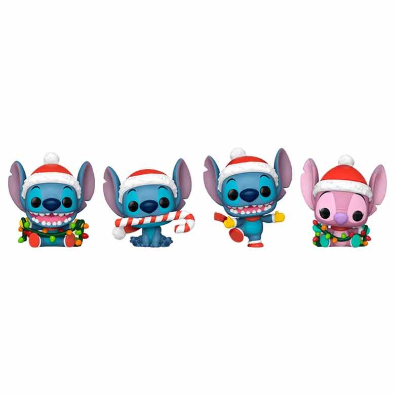 Imagen 2 - Arbol Navidad Con 4 Figuras Pocket Pop Disney Stitch