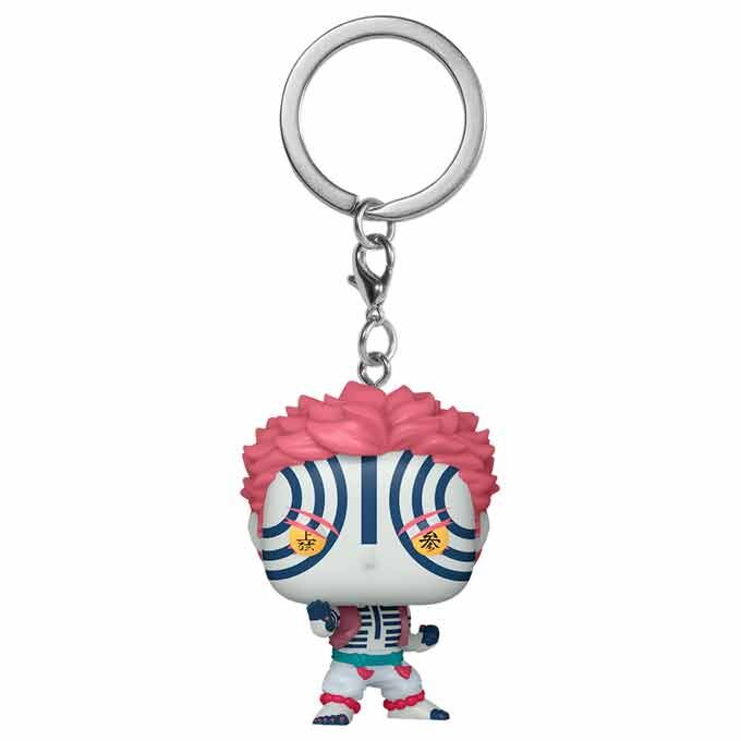 Imagen 1 - Llavero Pocket Pop Keychain Demon Slayer Kimetsu No Yaiba Akaza