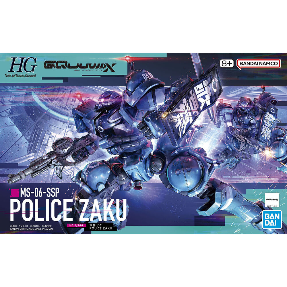 Imagen 1 - Figura Police Zaku Mobile Suit Gundam Gquuuuuux