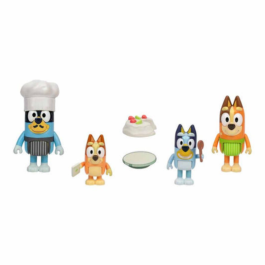 Imagen 2 - Blister 4 Figuras Lets Play Chet Bluey