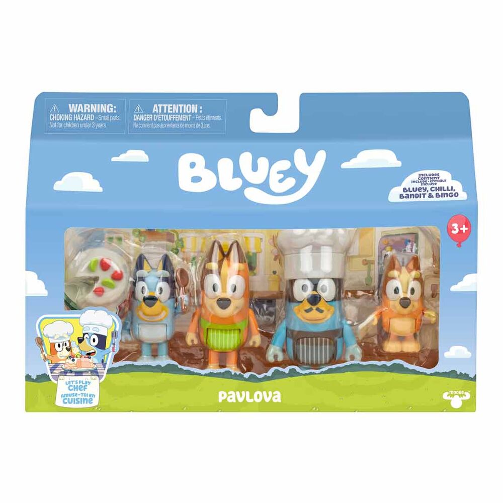 Imagen 3 - Blister 4 Figuras Lets Play Chet Bluey