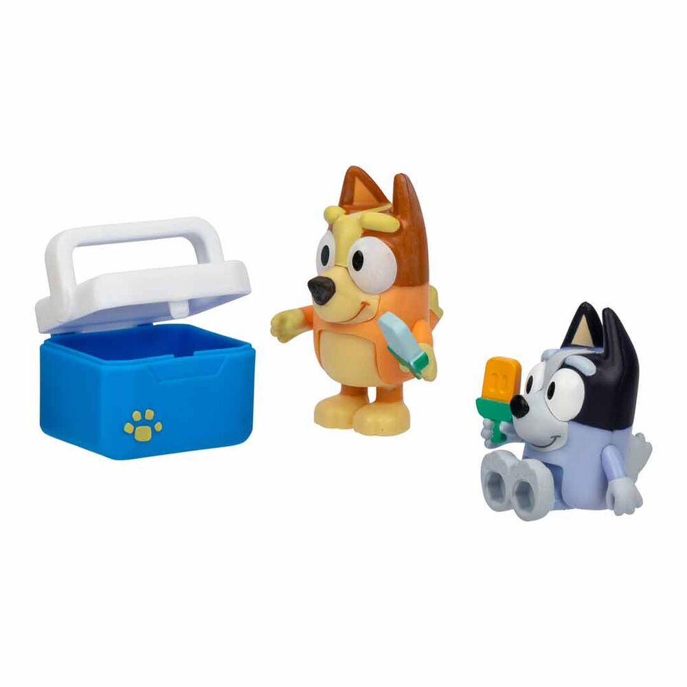 Imagen 3 - Blister 2 Figuras Lets Play Chet Bluey Surtido