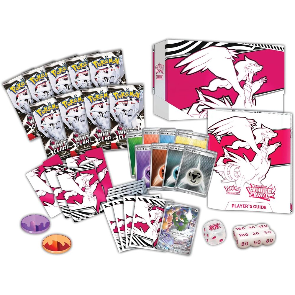 Imagen 2 - Estuche Entrenador Juego Cartas Coleccionables White Flare Elite Trainer Box Pokemon Ingles