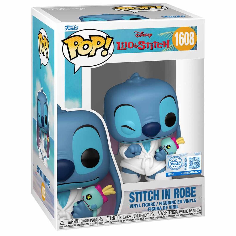 Imagen 2 - Figura Pop Disney Lilo & Stitch - Stitch In Robe