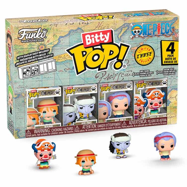 Imagen 2 - Blister 4 Figuras Bitty Pop One Piece Nami
