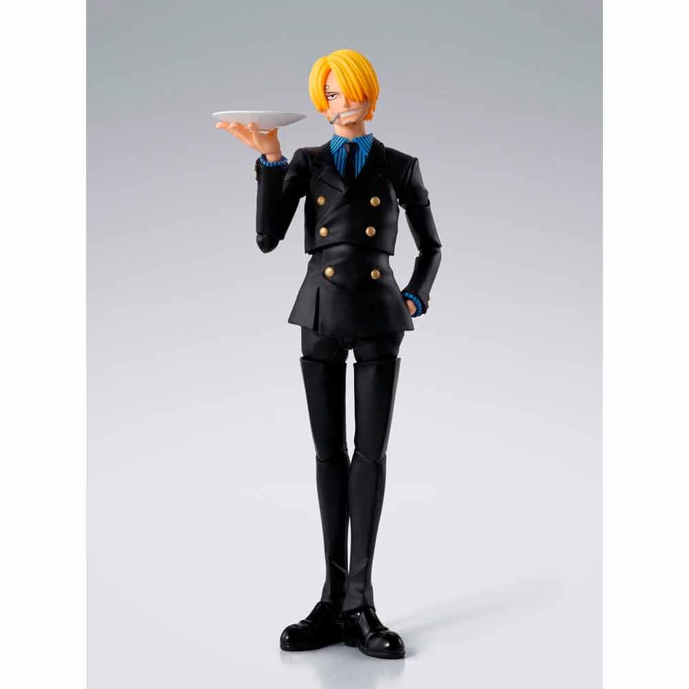 Imagen 1 - Figura S.h. Figuarts Sanji Romance Dawn One Piece 15Cm