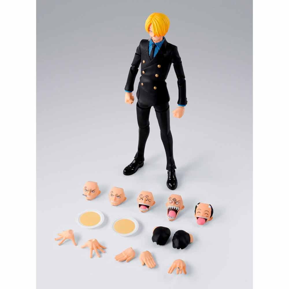 Imagen 2 - Figura S.h. Figuarts Sanji Romance Dawn One Piece 15Cm